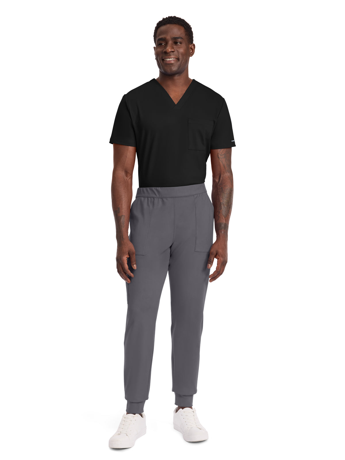 Men's 5-Pocket Jogger Pant - CK034 - Pewter