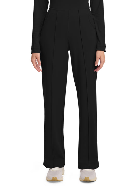 Women's 3-Pocket Wide Leg Pant - CK162 - Black