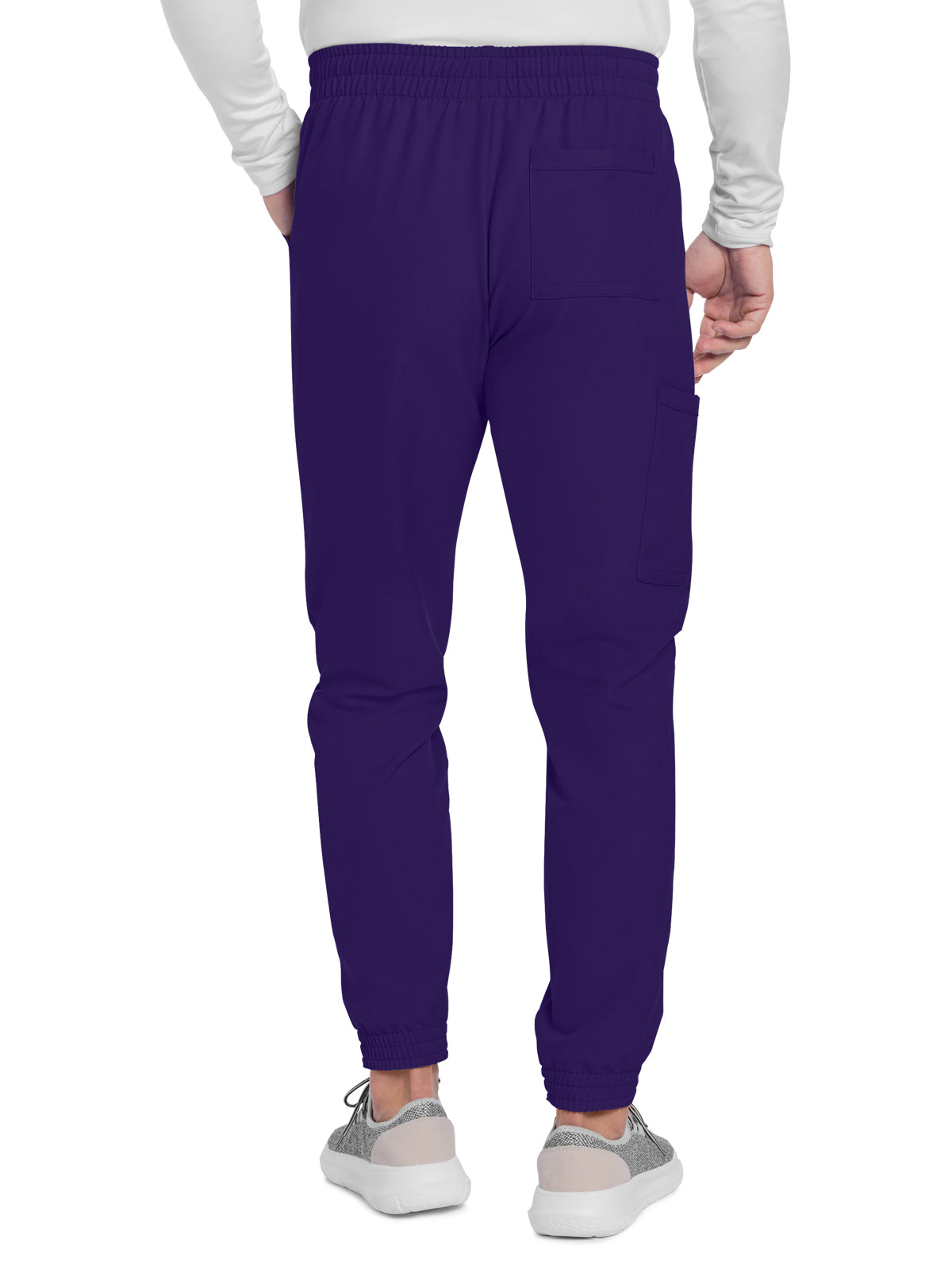 Men's 4-Pocket Mid Rise Jogger Pant - CK278A - Grape