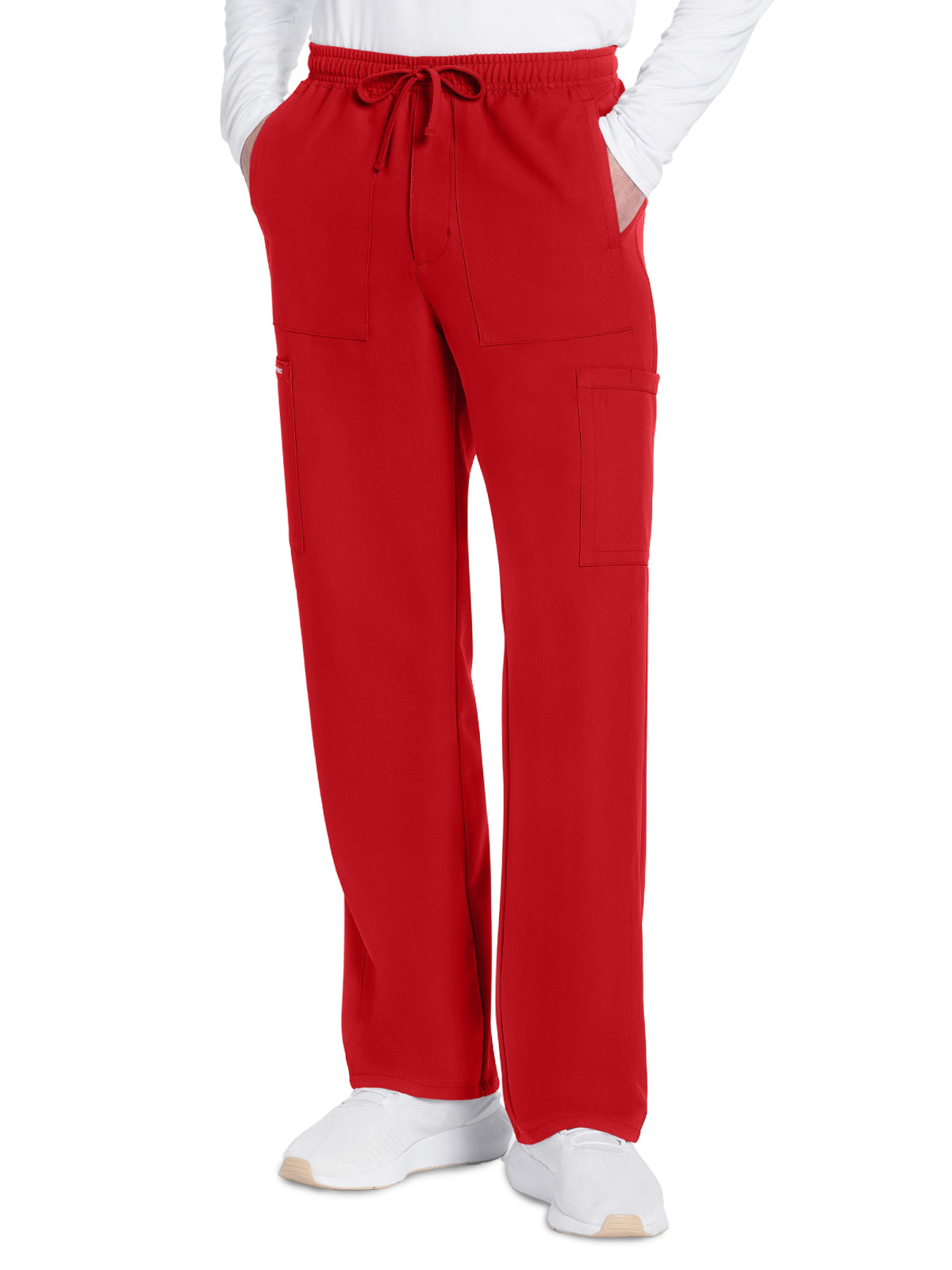 Men's 6-Pocket Straight Leg Pant - CK279A - Red