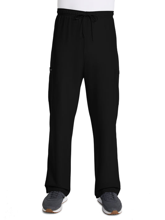 Unisex 3-Pocket Mid Rise Drawstring Pant - CK280A - Black