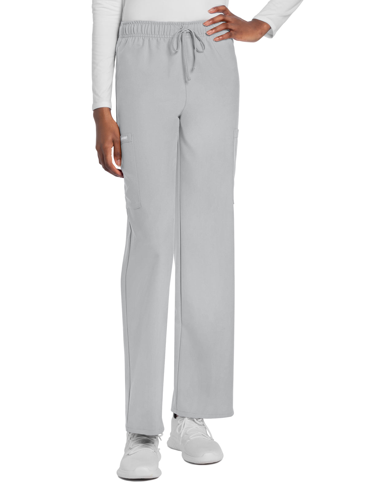 Unisex 3-Pocket Mid Rise Drawstring Pant - CK280A - Grey