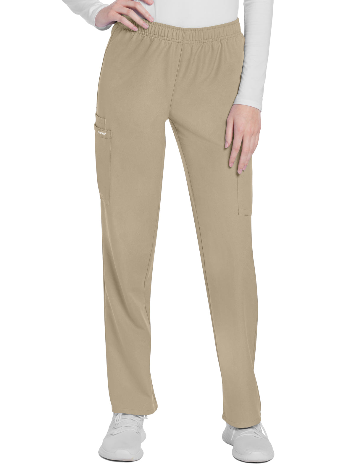 Women's 3-Pocket Mid Rise Cargo Pant - CK281A - Khaki