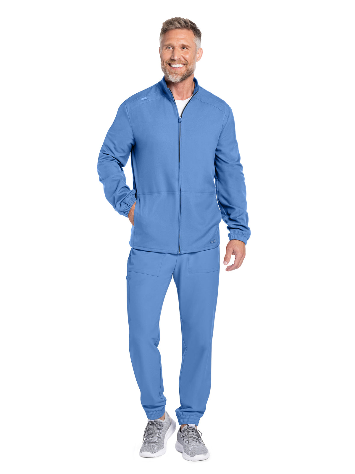 Men's 2-Pocket Zip Front Jacket - CK359A - Ciel