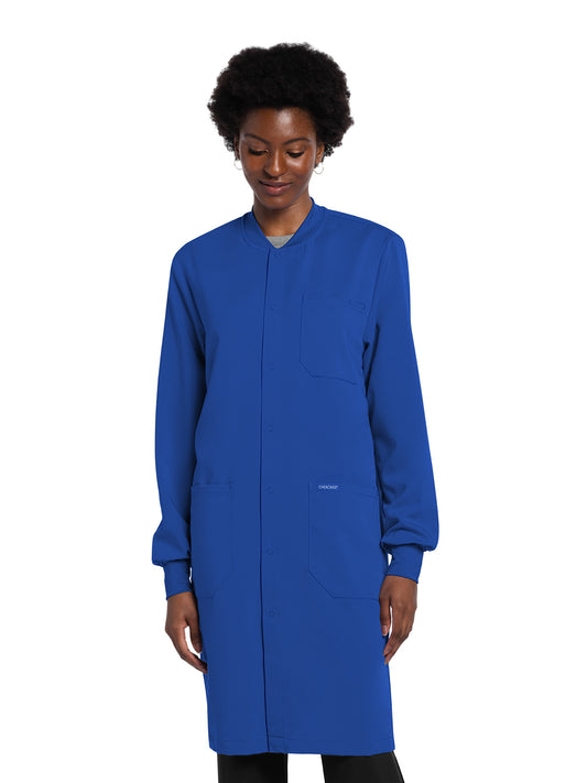 Unisex 3-Pocket 40" Full-Length Lab Coat - CK402A - Royal