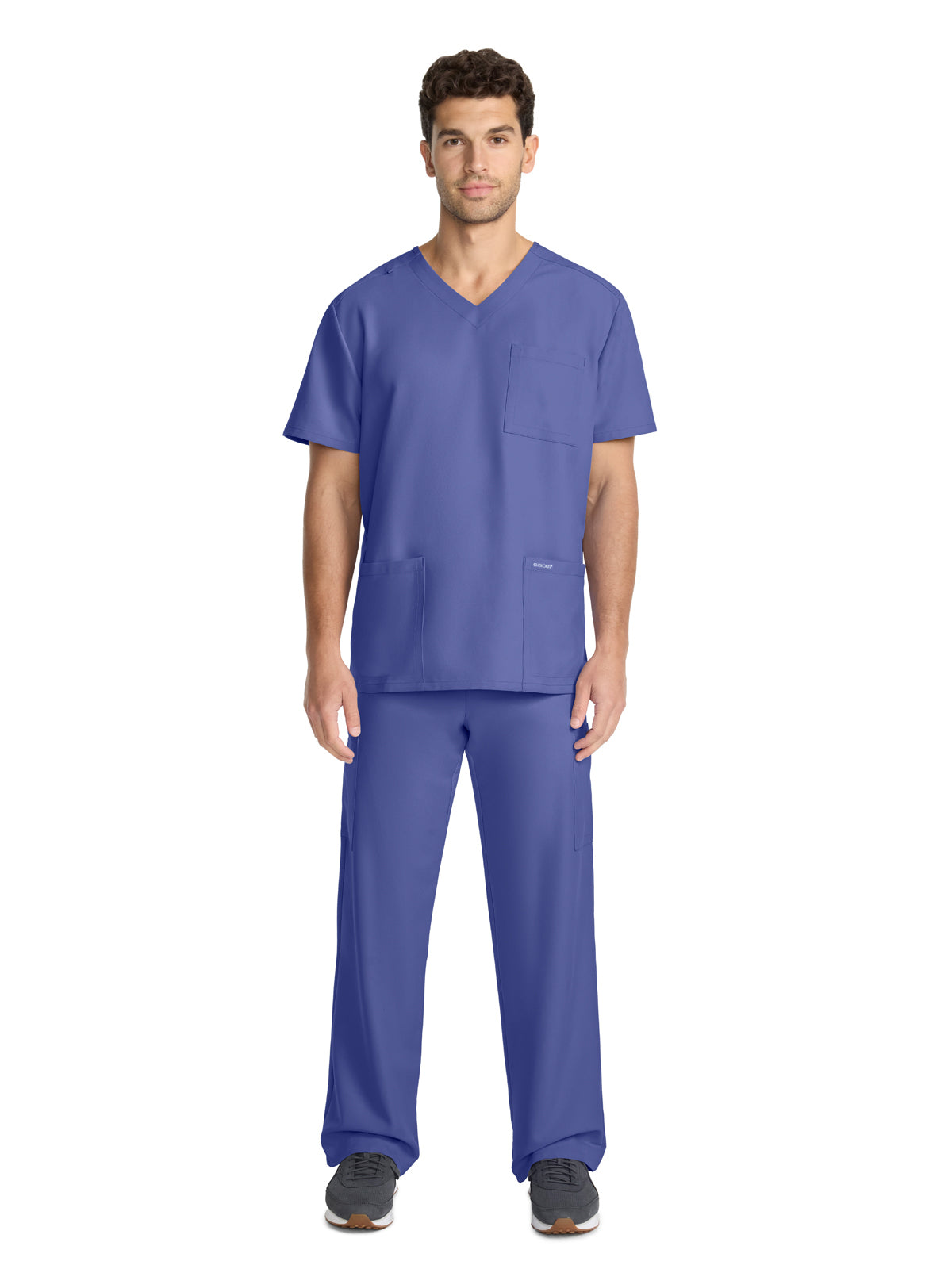 Men's 3-Pocket Tuck-In V-Neck Top - CK783A - Ciel