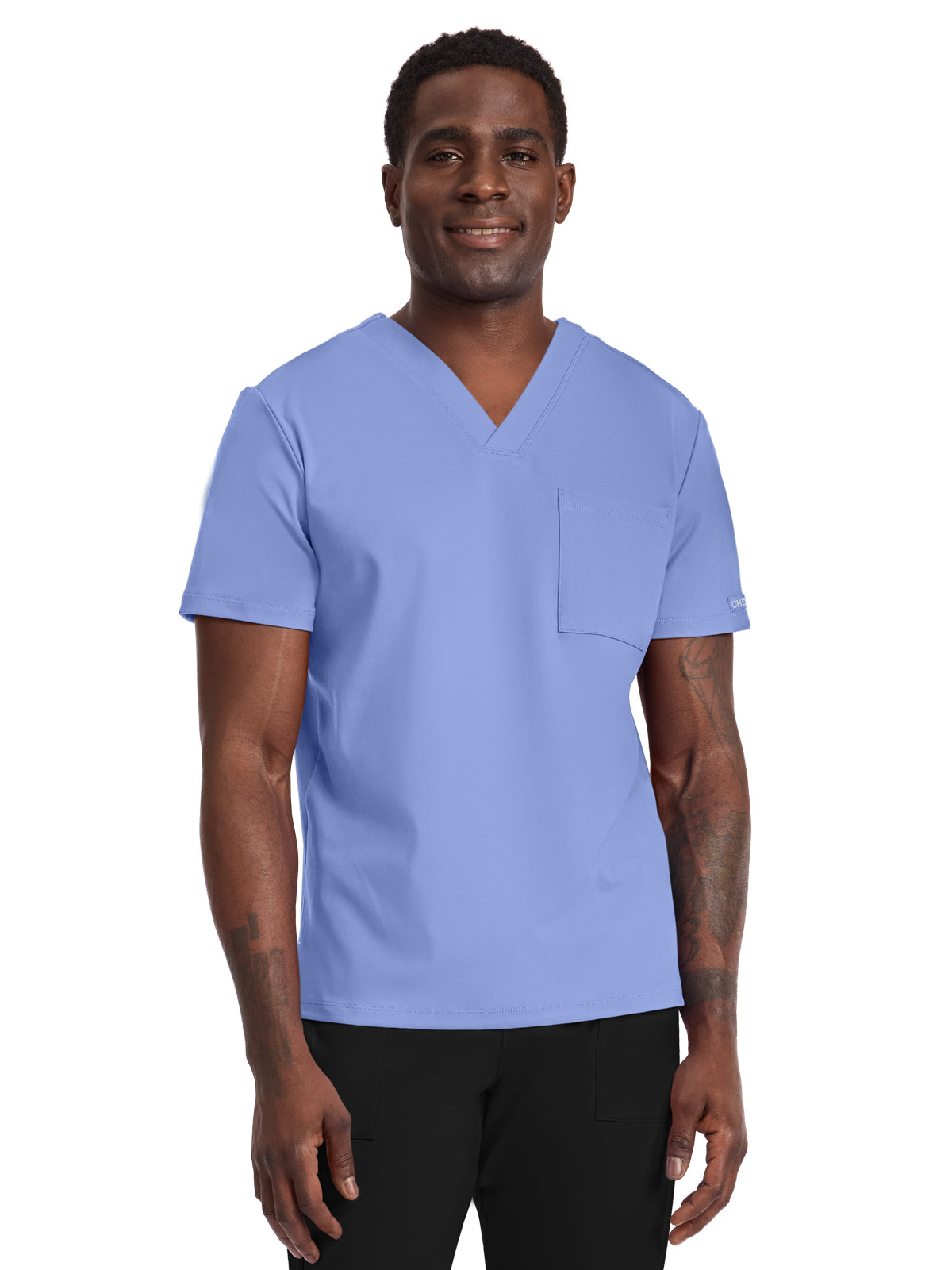 Men's 1-Pocket Tuck-In Top - CK834 - Ciel