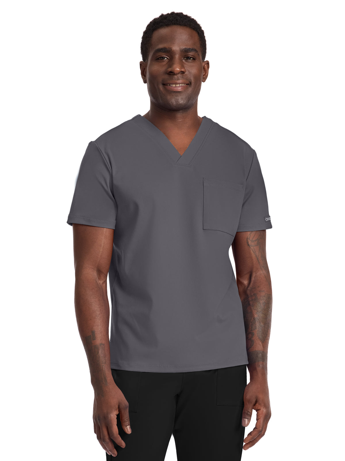 Men's 1-Pocket Tuck-In Top - CK834 - Pewter