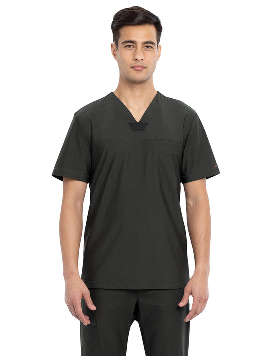 Men's 1-Pocket Tuckable V-Neck Top - CK885 - Olive Branch
