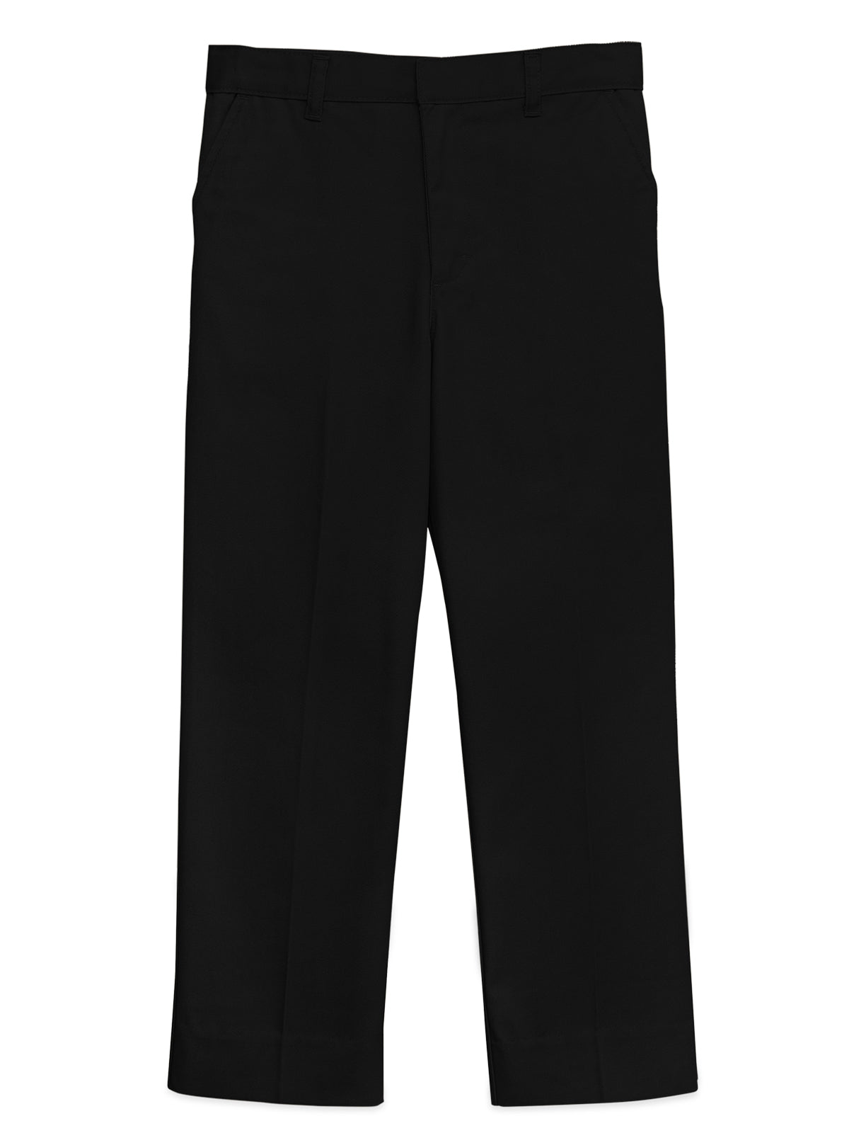 Boy's 4-Pocket Flat Front Youth Pant - CR032Y - Black
