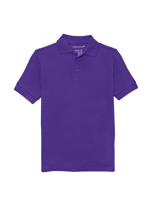 Unisex Adult Short Sleeve Interlock Polo - CR891X - Dark Purple