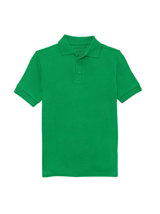 Unisex Adult Short Sleeve Interlock Polo - CR891X - Kelly Green