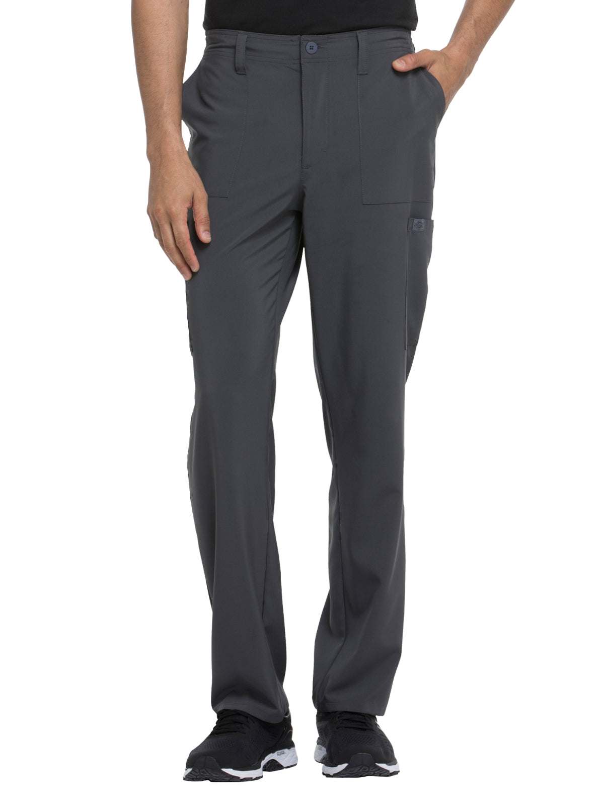 Men's Natural Rise Drawstring Pant - DK015 - Pewter