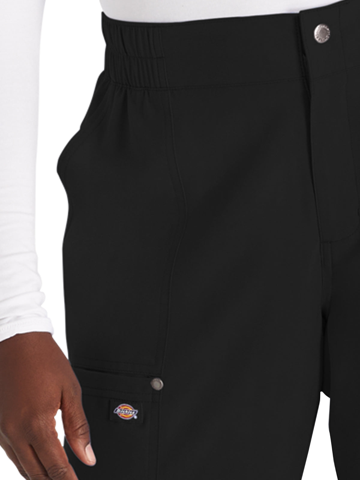 Women's 5-Pocket Wide Leg Pant - DK219 - Black