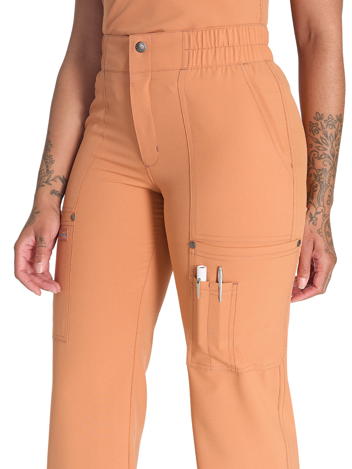 Women's 5-Pocket Wide Leg Pant - DK219 - Ginger Glow