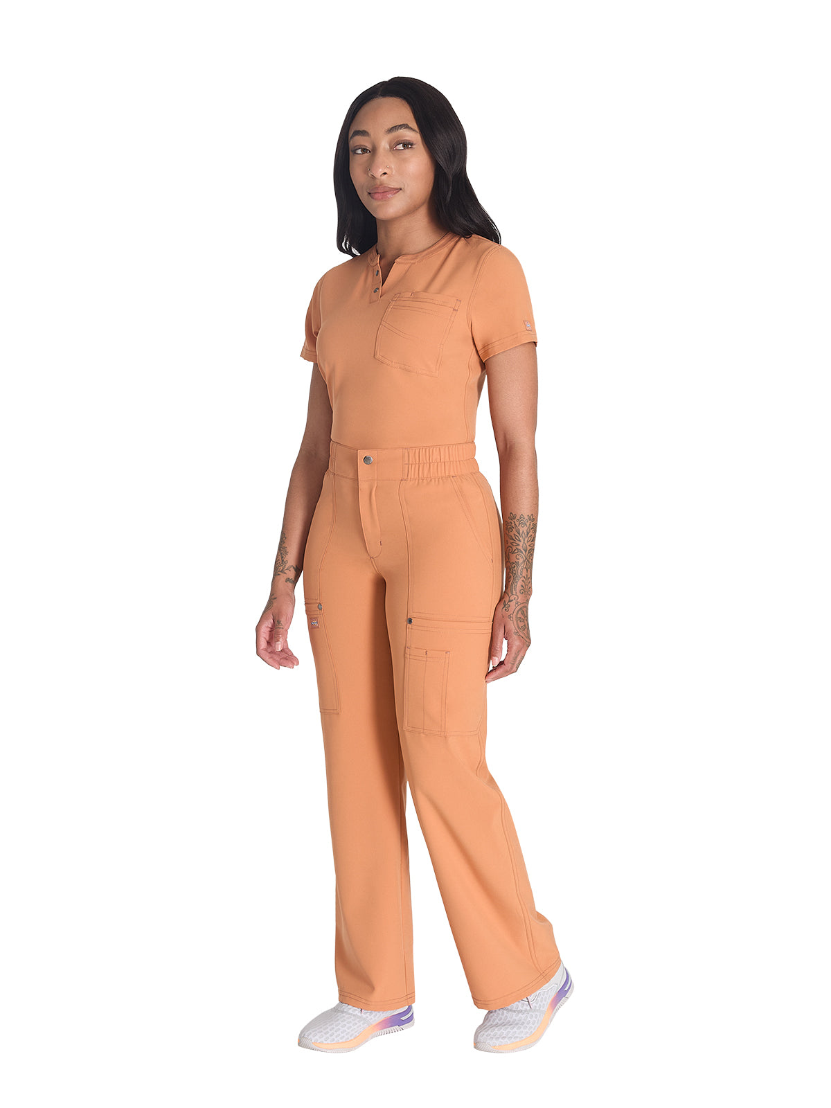 Women's 5-Pocket Wide Leg Pant - DK219 - Ginger Glow