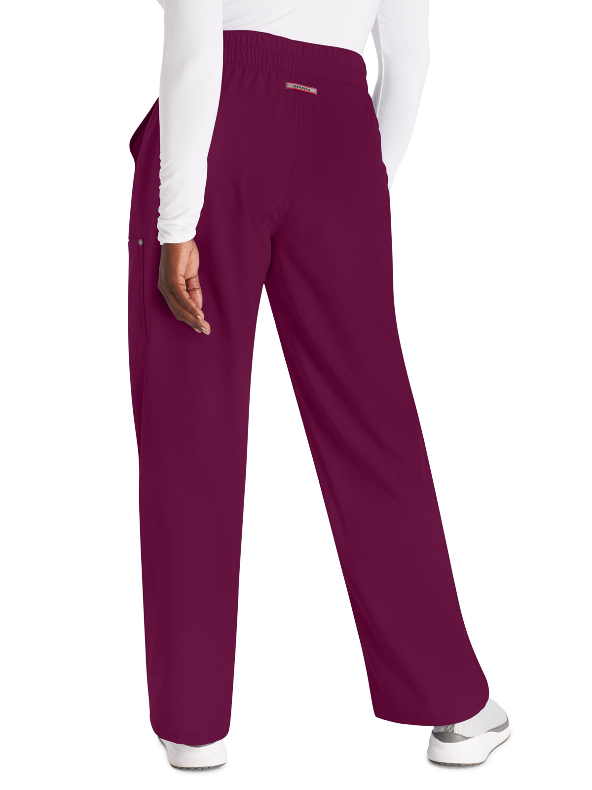 Women's 5-Pocket Wide Leg Pant - DK219 - Wine