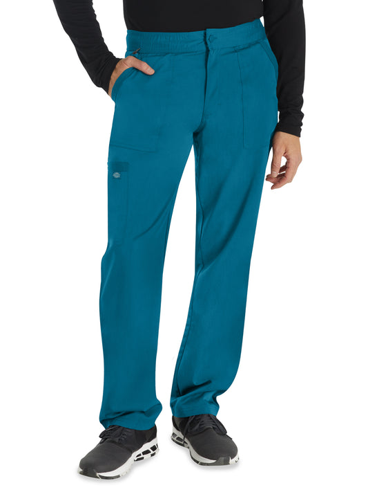 Men's 6-Pocket Mid Rise Straight Leg Pant - DK220 - Caribbean Blue