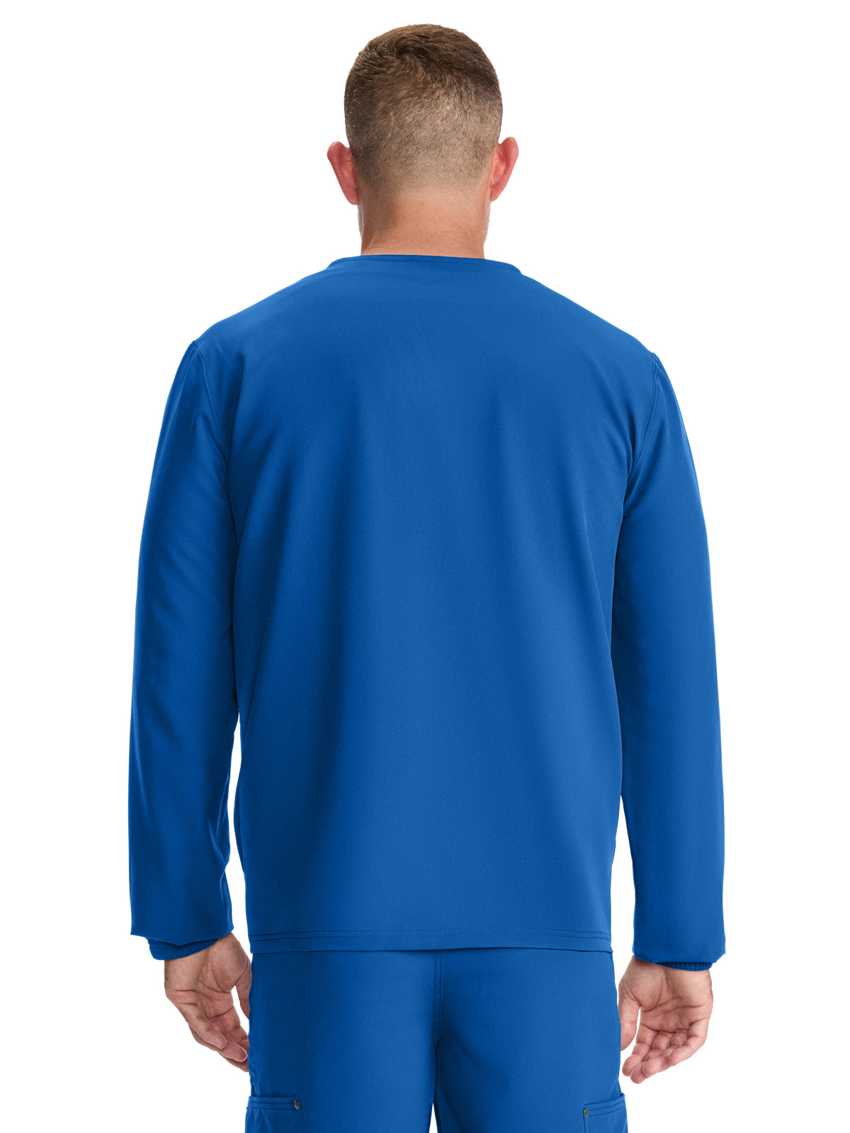 Men's 3-Pocket Front-Zip Jacket - DK323 - Royal