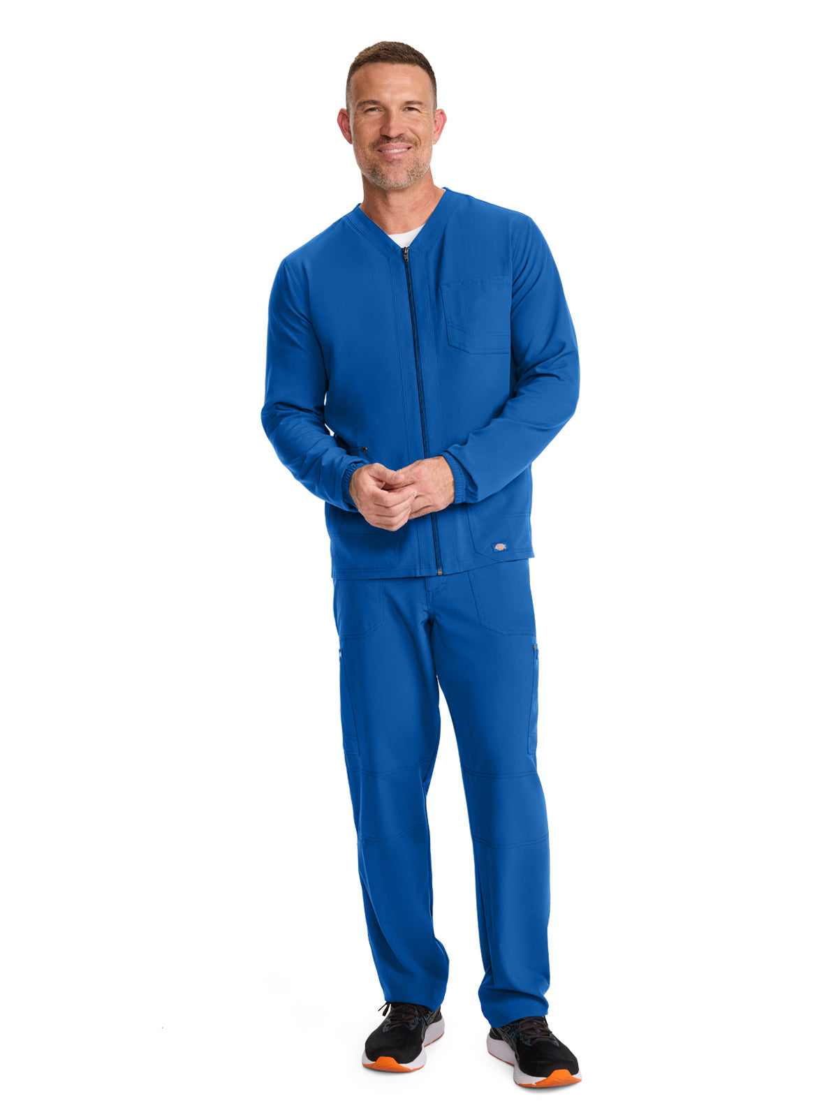 Men's 3-Pocket Front-Zip Jacket - DK323 - Royal