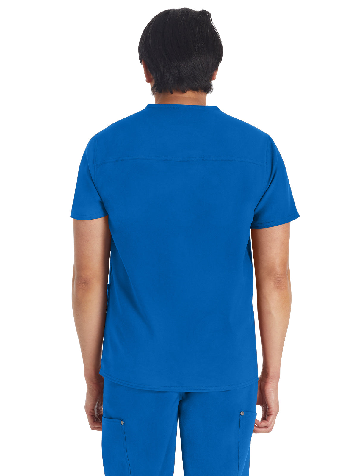 Men's 3-Pocket V-Neck Top - DK677 - Royal