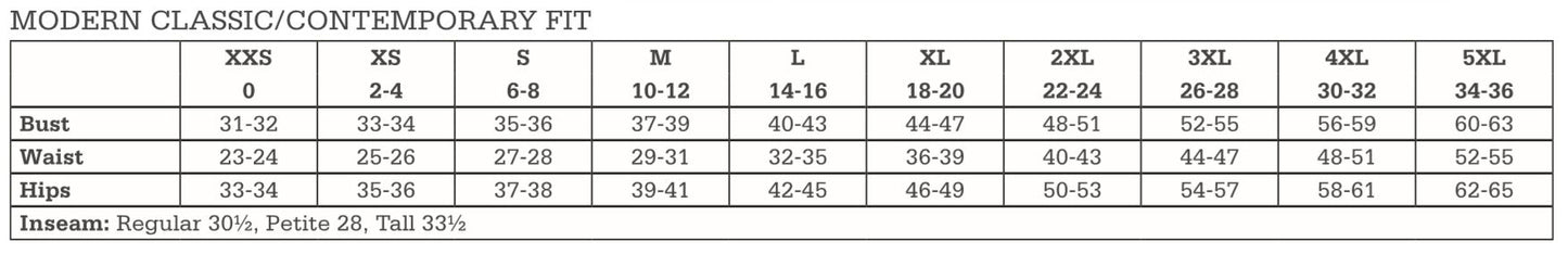 SIZECHART