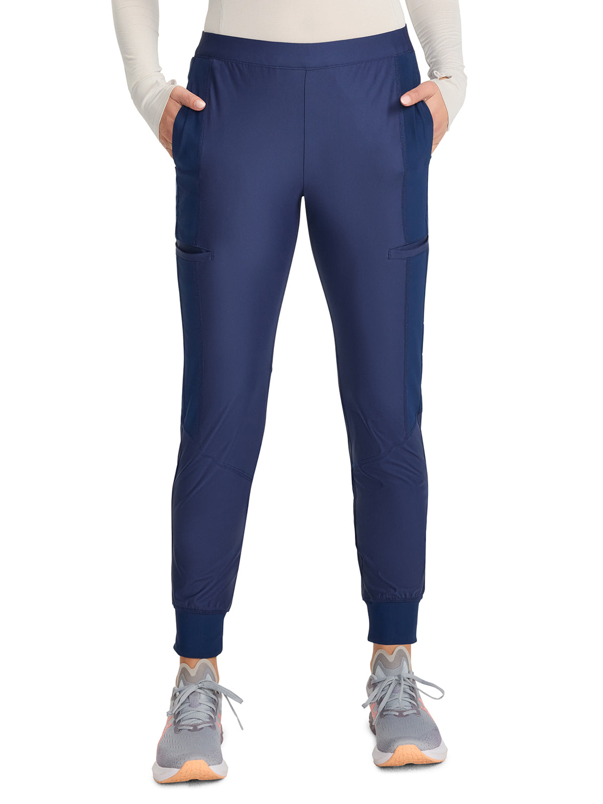 Women's 5-Pocket Knit Convertible Jogger - IN012A - Navy