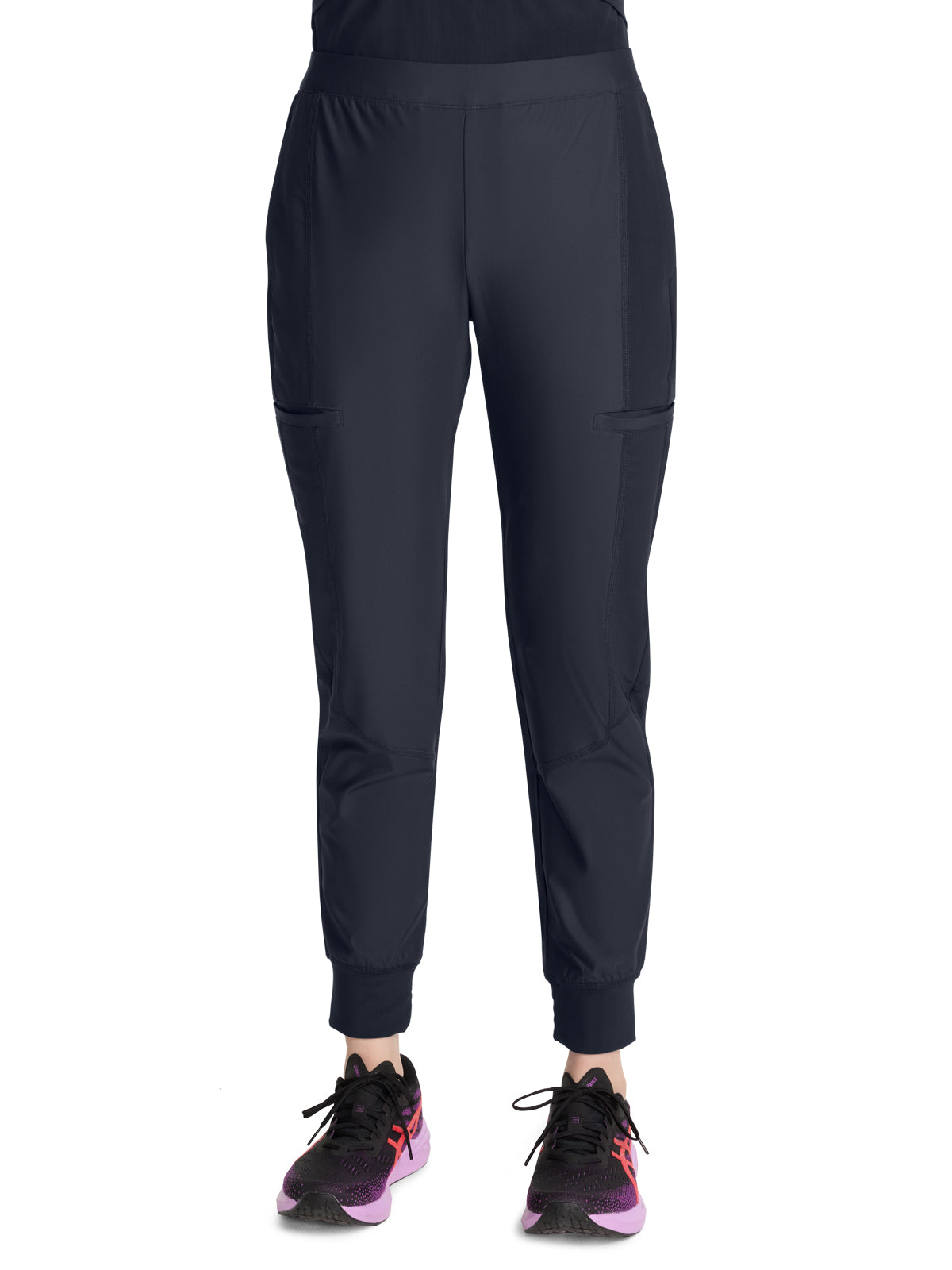 Women's 5-Pocket Knit Convertible Jogger - IN012A - Pewter