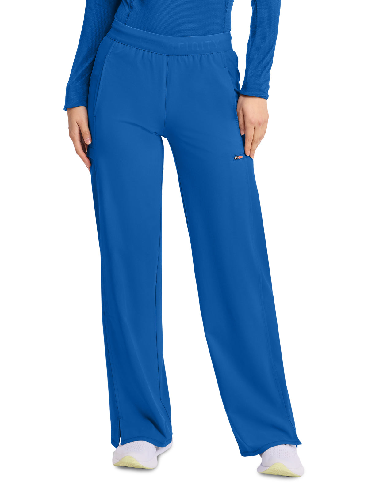 Women's 6-Pocket Wide Leg Pant - IN028A - Royal