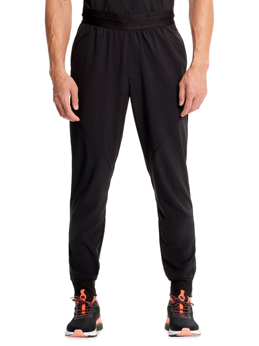 Men's Mid Rise Jogger - IN204A - Black