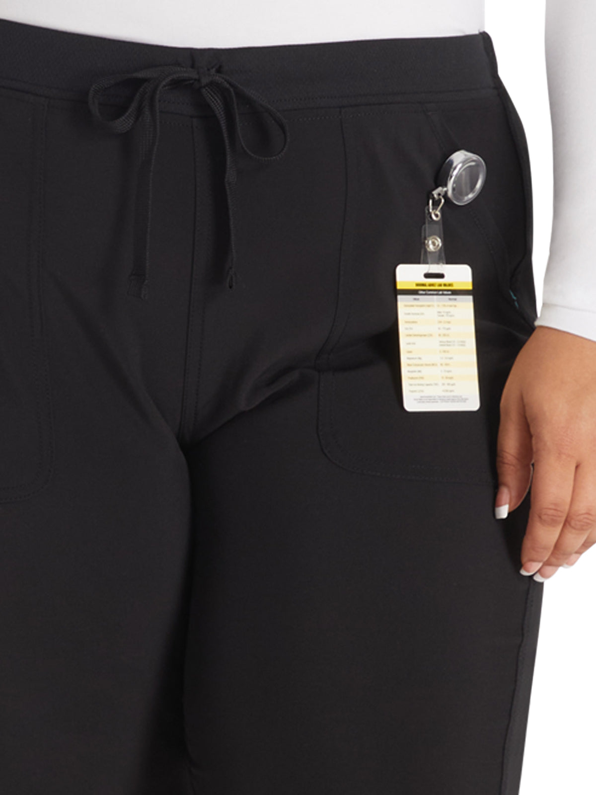 Women's 6-Pocket Contemporary Jogger Pant - IP042A - Black