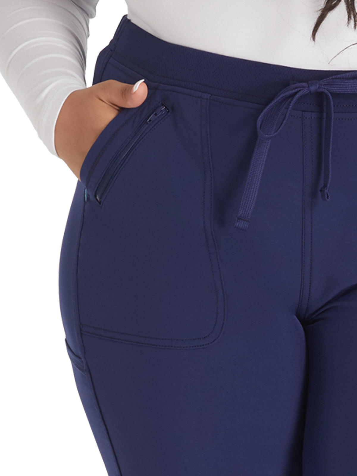 Women's 6-Pocket Contemporary Jogger Pant - IP042A - Navy