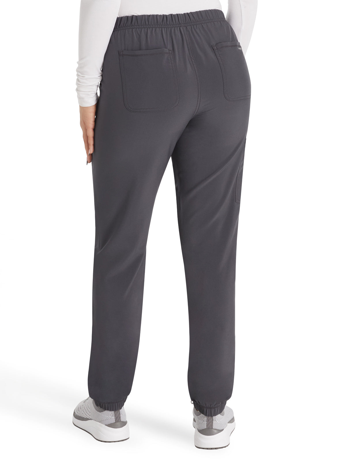 Women's 6-Pocket Contemporary Jogger Pant - IP042A - Pewter