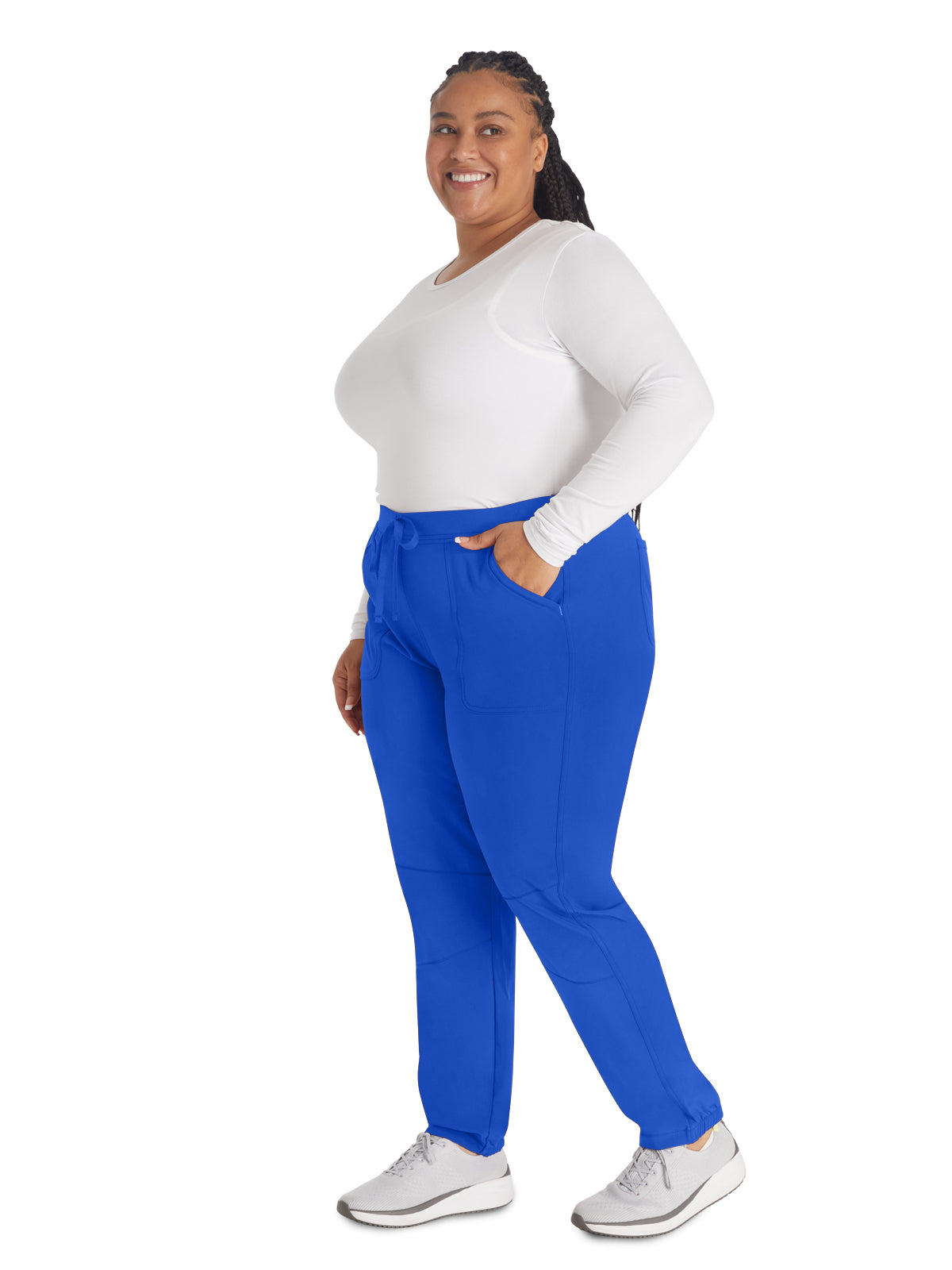 Women's 6-Pocket Contemporary Jogger Pant - IP042A - Royal