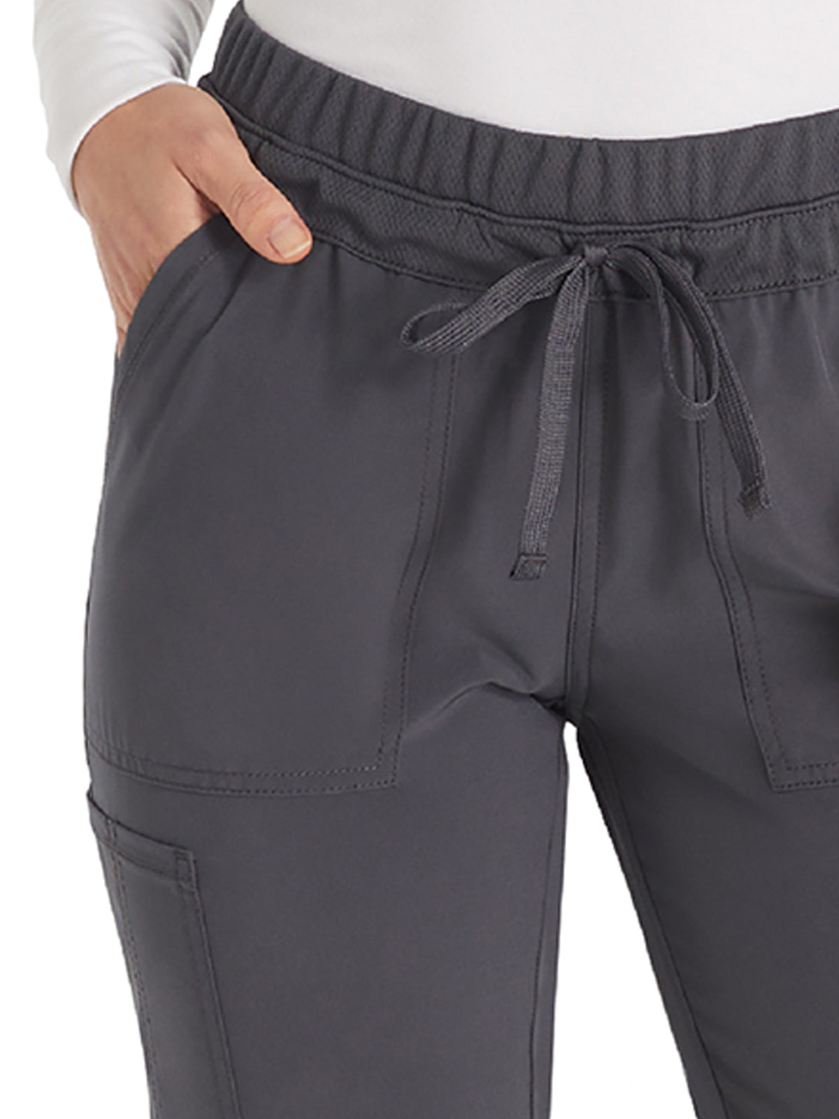 Women's 4-Pocket Straight Leg Pant - IP072A - Pewter
