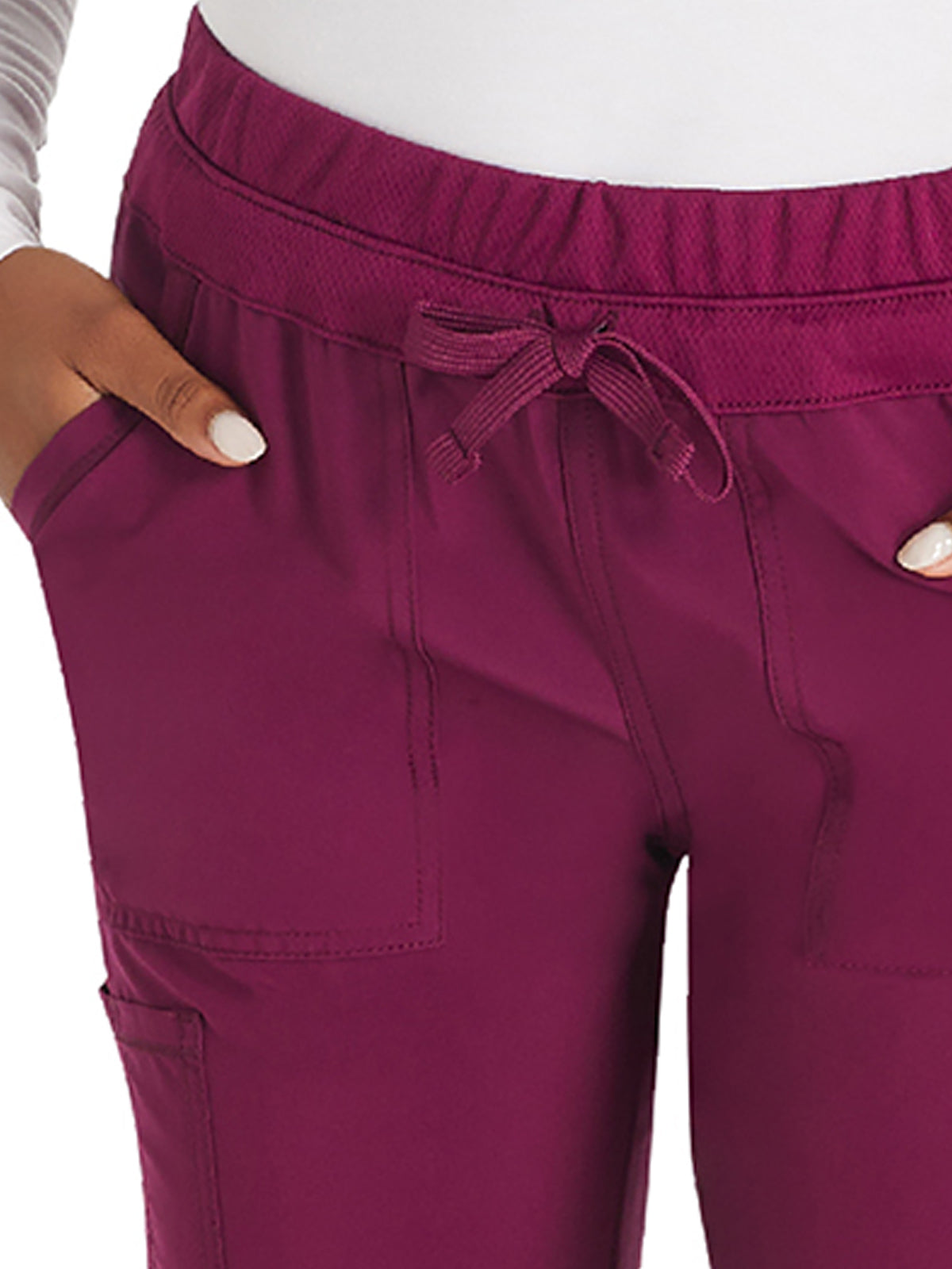 Women's 4-Pocket Straight Leg Pant - IP072A - Wine