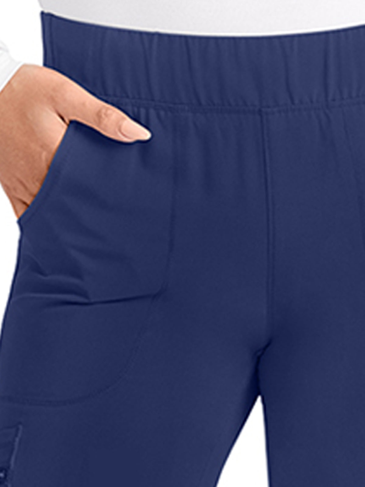 Women's 8-Pocket Mid Rise Pant - IP121A - Navy