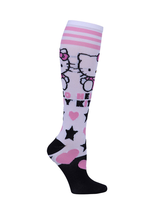 Women's 8-12 mmHg Support Socks - PRINTSUPPORT - Hello Kitty Love