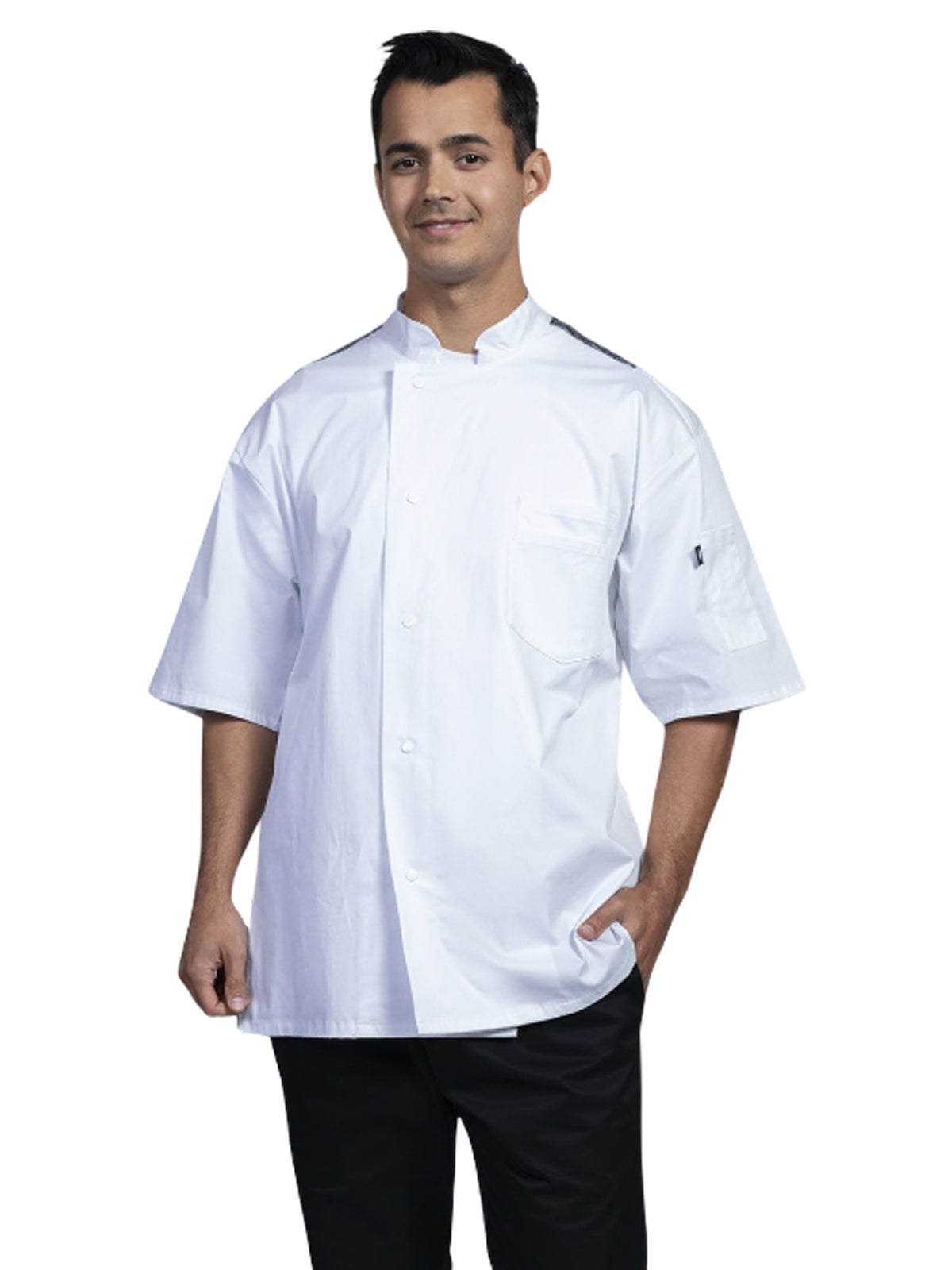 Unisex 2-Pocket Florence Chef Coat - 0717HC - White