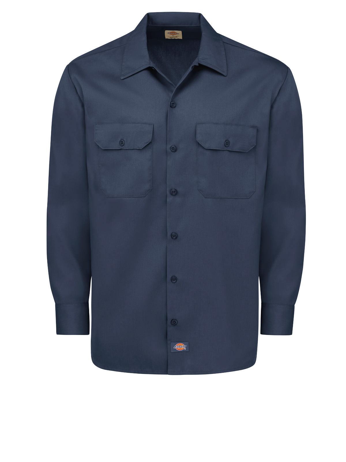 Men's Long Sleeve Traditional Work Shirt - 5574 - Dark Navy