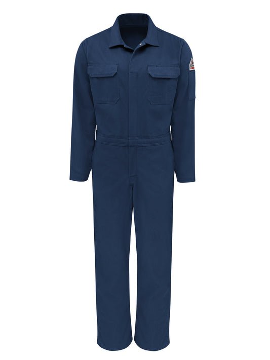Men's Midweight Excel Flame-Resistant Comfortouch Premium Coverall - CLB6 - Navy