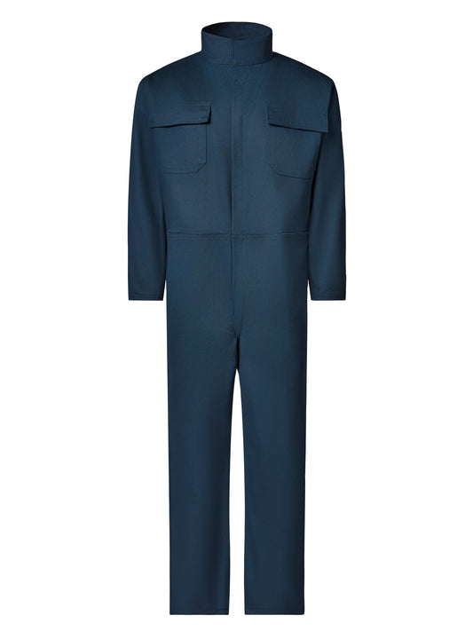 Men's Six-Pocket Flame-Resistant Welding Coverall - CLCW - Navy