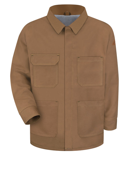Men's Brown Duck Lineman's Coat - JLC6 - Brown Duck