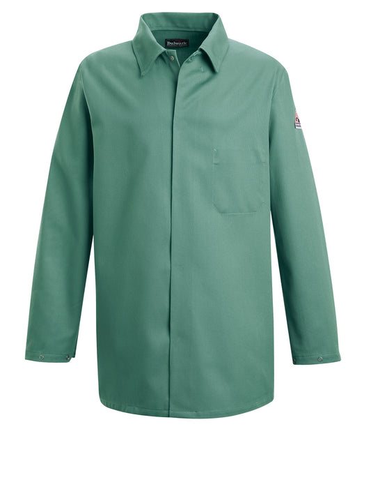 Men's Midweight Flame-Resistant Work Coat - KEW2 - Visual Green