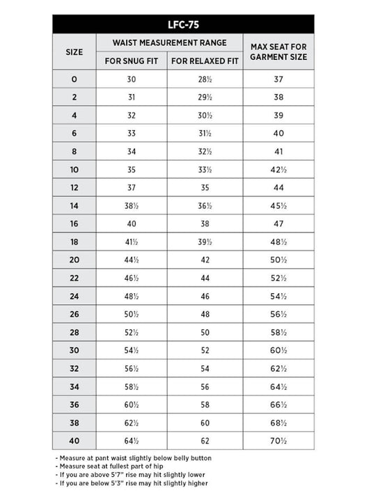 SIZECHART
