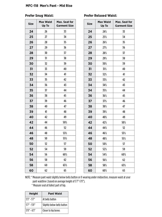 SIZECHART
