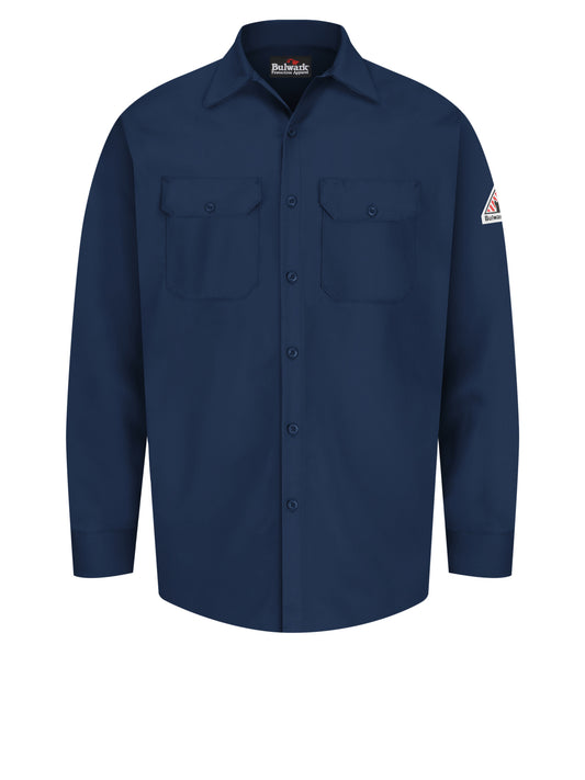 Men's Midweight Excel Flame-Resistant Work Shirt - SEW2 - Navy