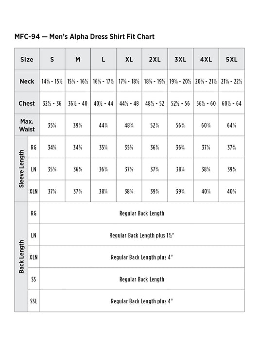 SIZECHART