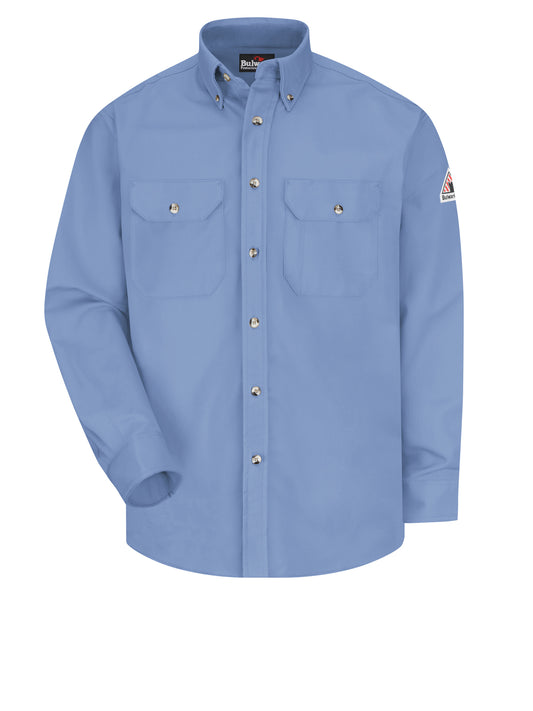 Men's Midweight Flame-Resistant Dress Uniform Shirt - SLU2 - Light Blue