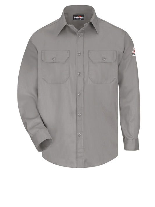 Men's Flame-Resistant Uniform Shirt - SLU8 - Grey